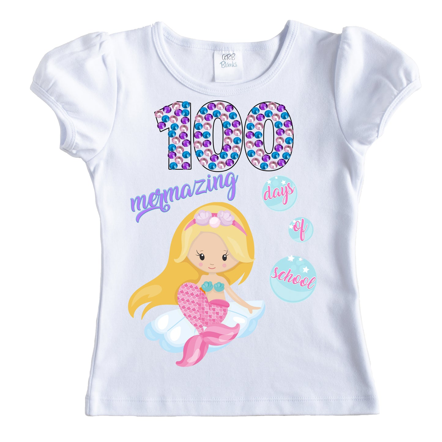 100 mermaizing days of school shirt