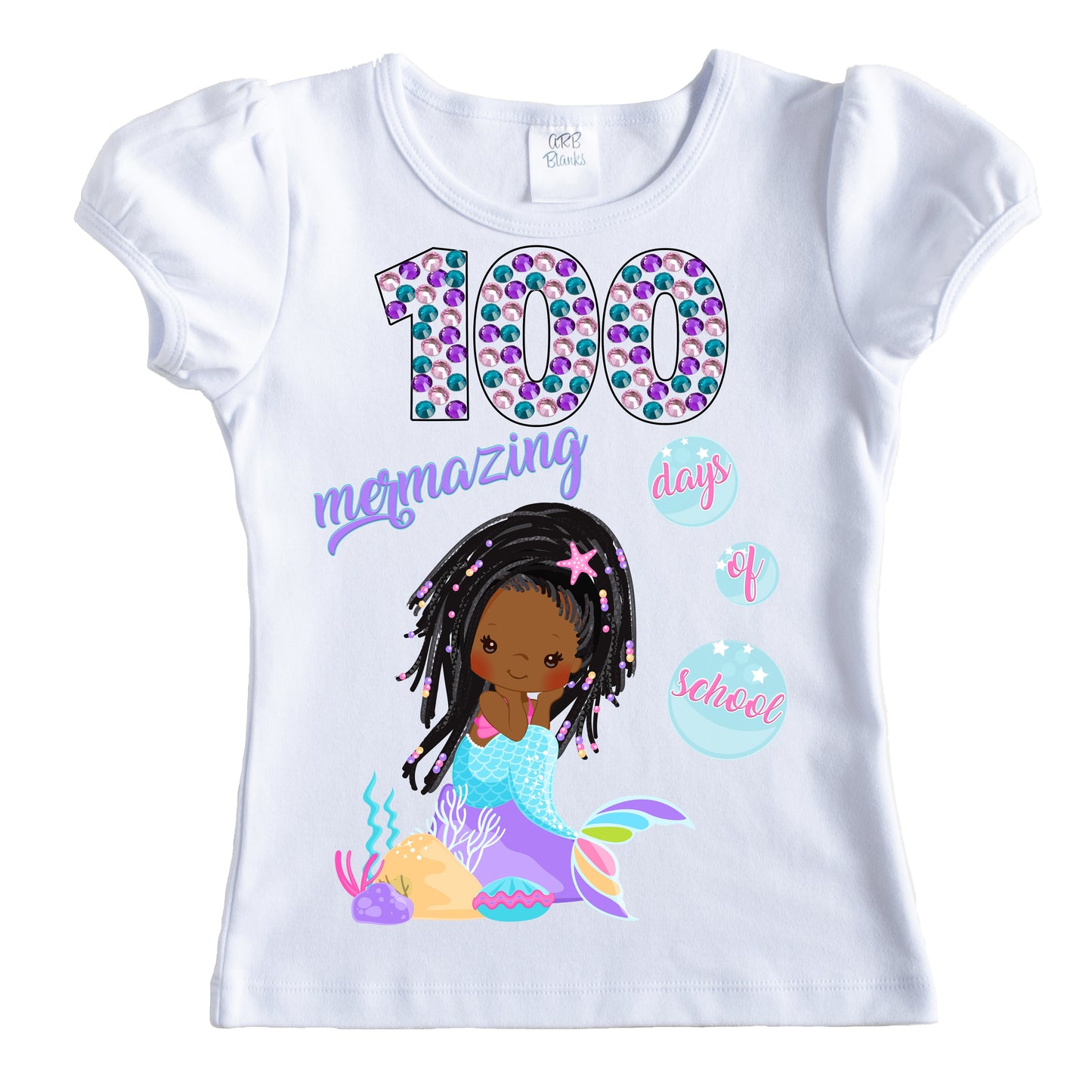 100 mermazing days of school shirt