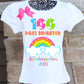 Rainbow 100th day of school shirt