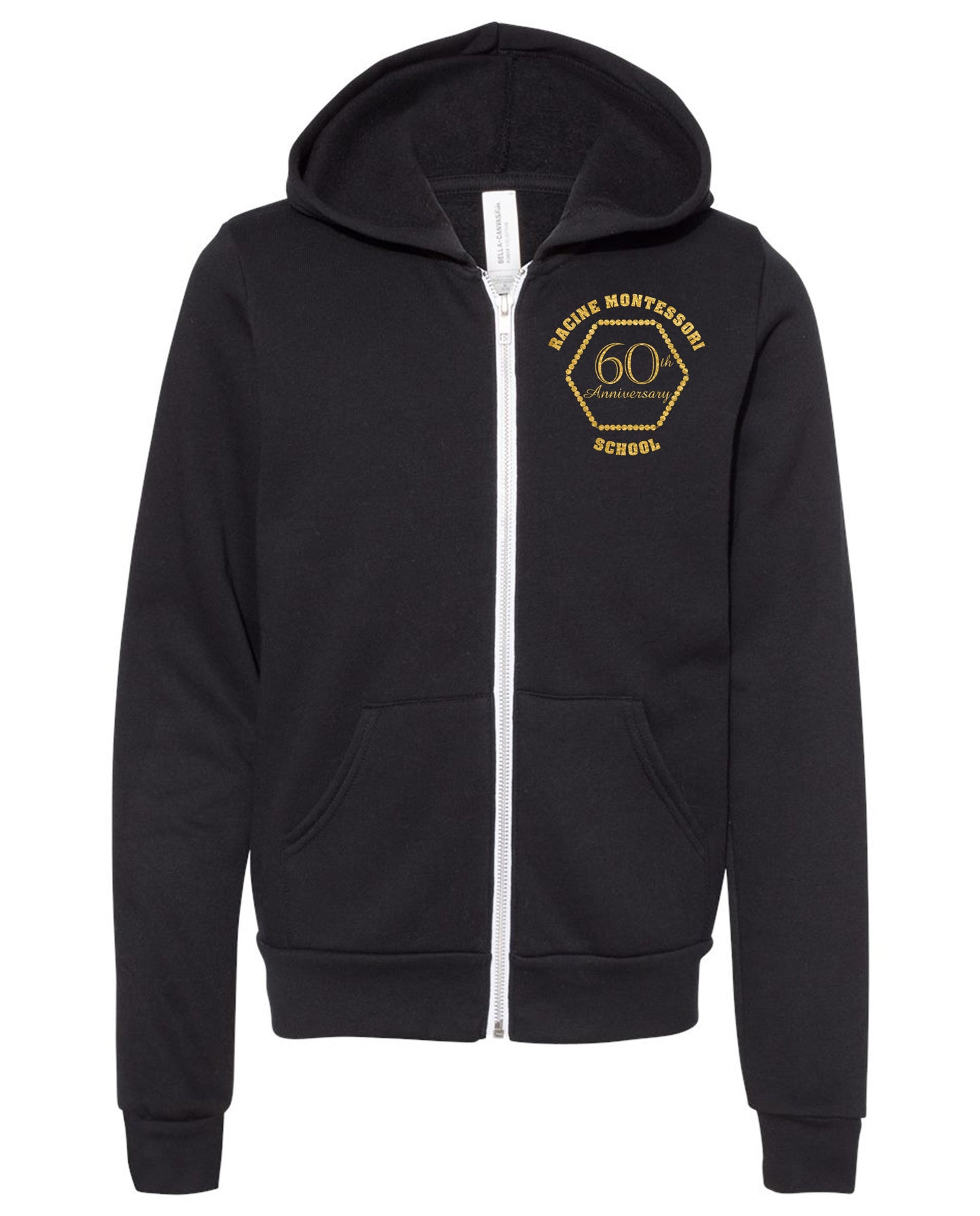 Racine Montessori 60th Anniversary Full Zip Hoodie