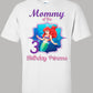 Little mermaid ariel mom birthday shirt