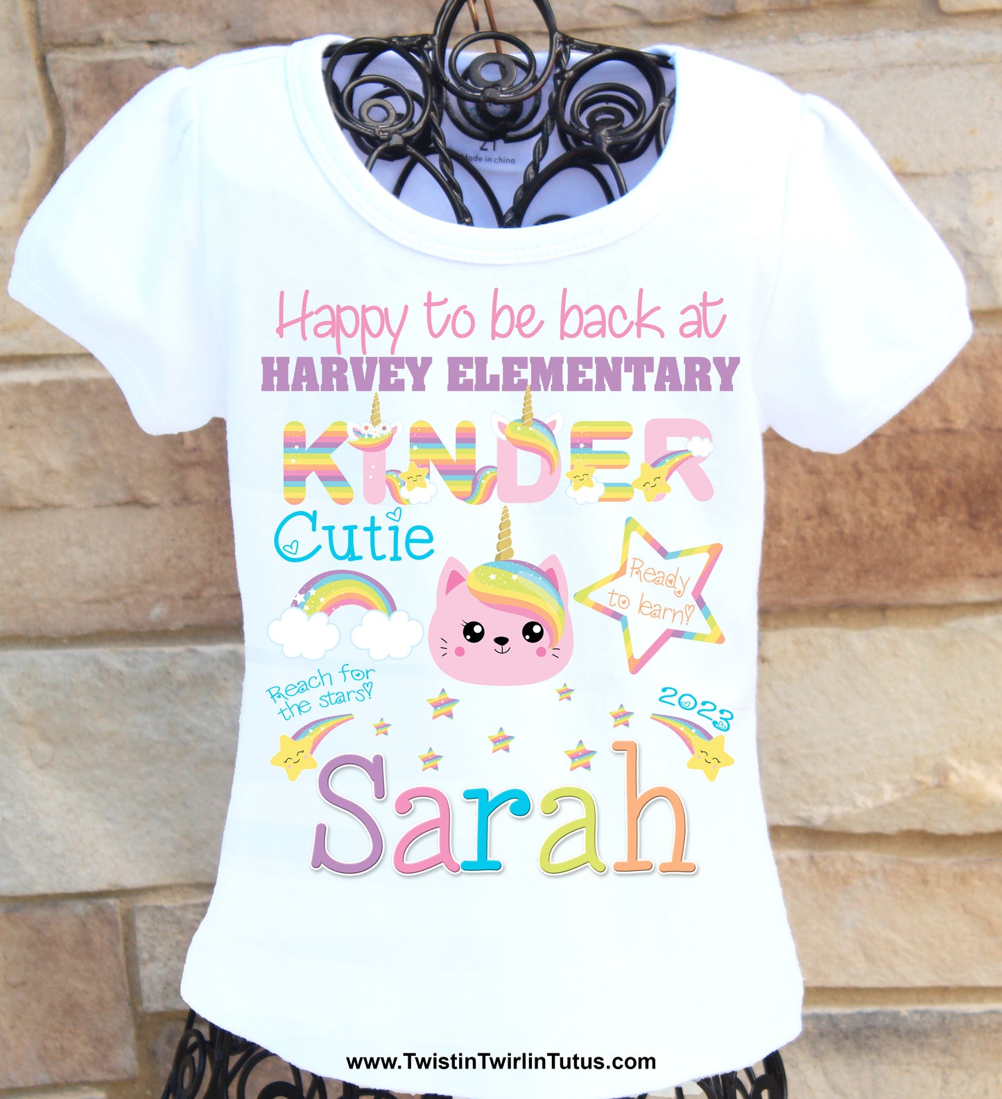 First Day of Kindergarten shirt