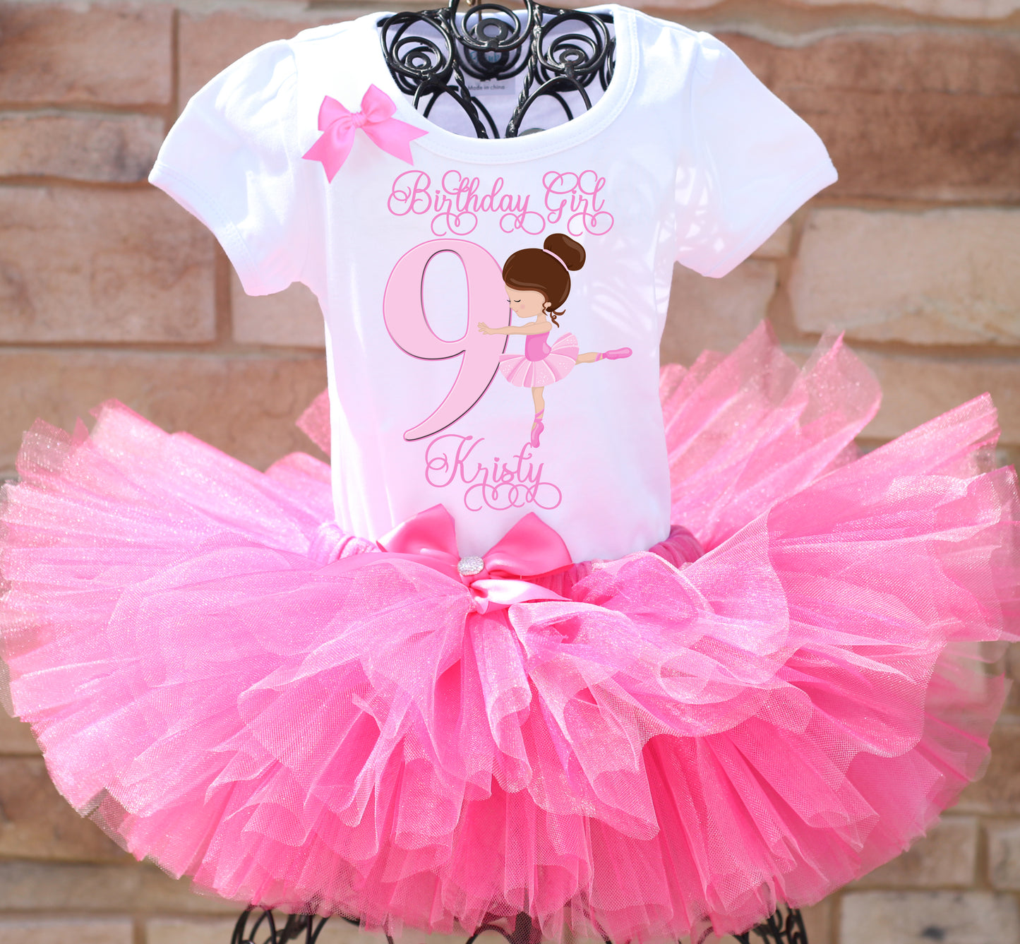 Ballet birthday tutu outfit