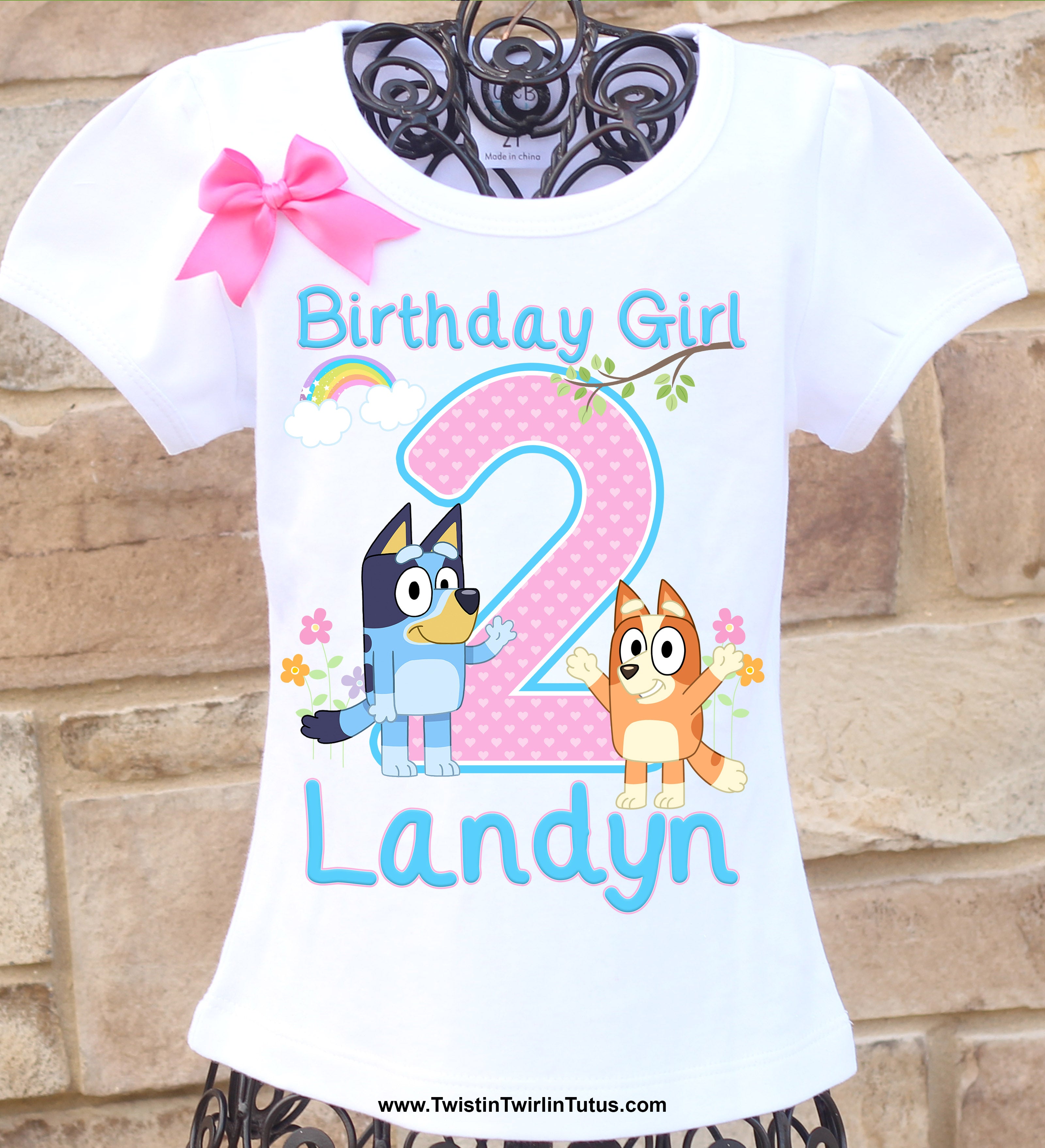 Bluey Birthday Shirt 18M Carter's Onesie / Short Sleeve