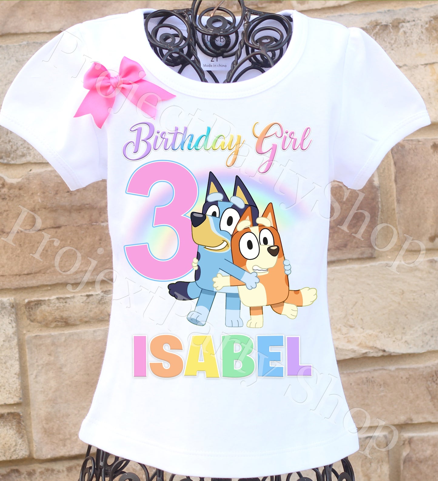 Bluey birthday shirt