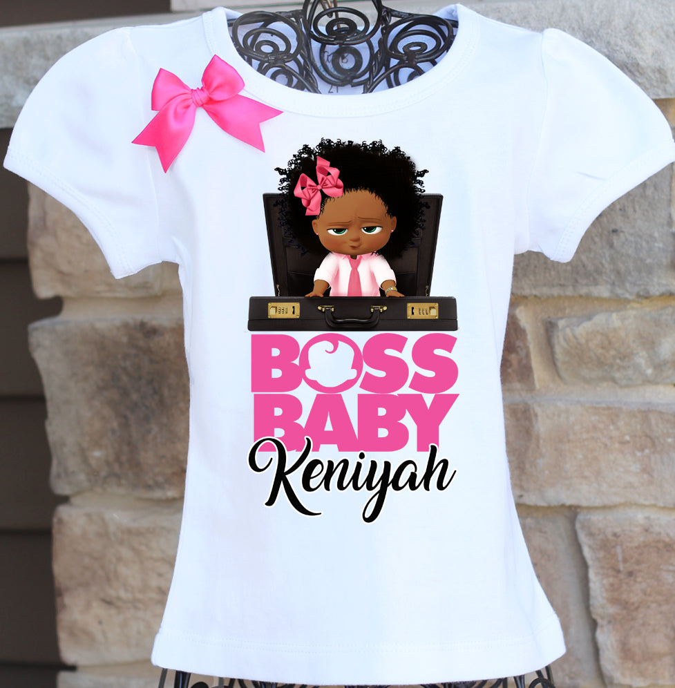 Boss baby birthday shirt