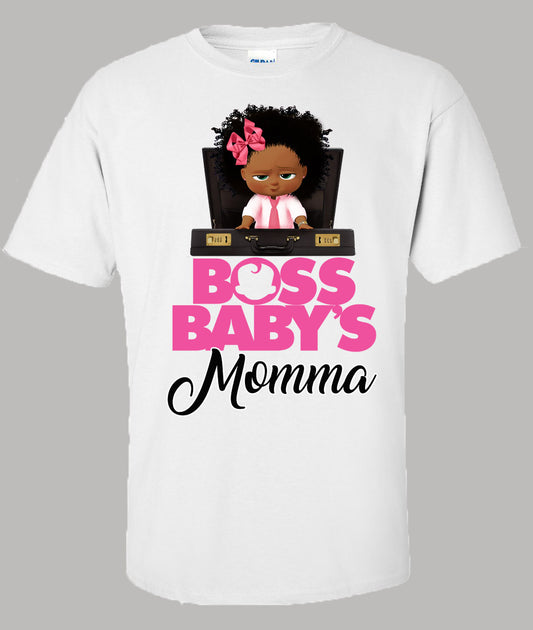 Baby Boss Mom Birthday Shirt