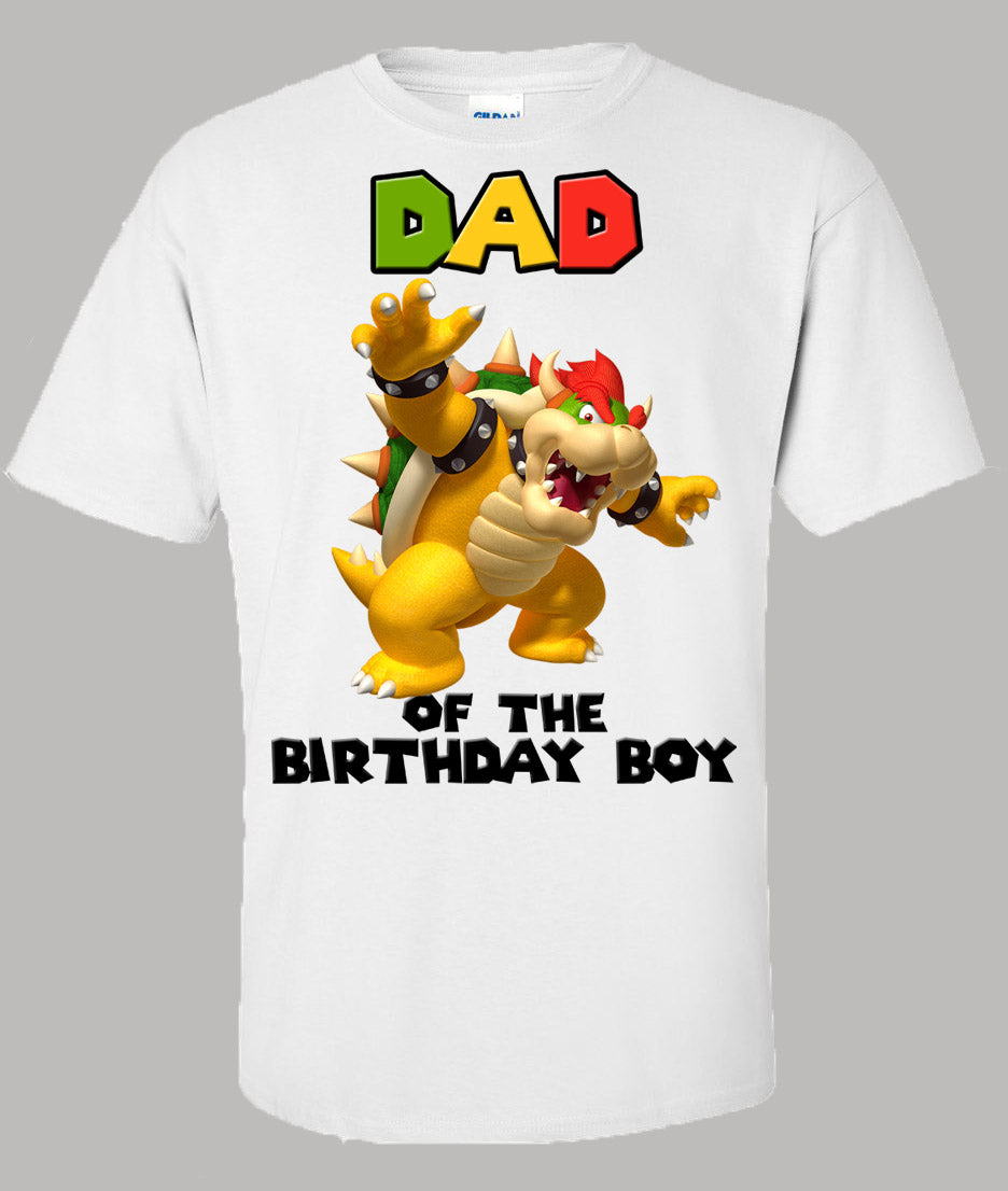 bowser dad shirt
