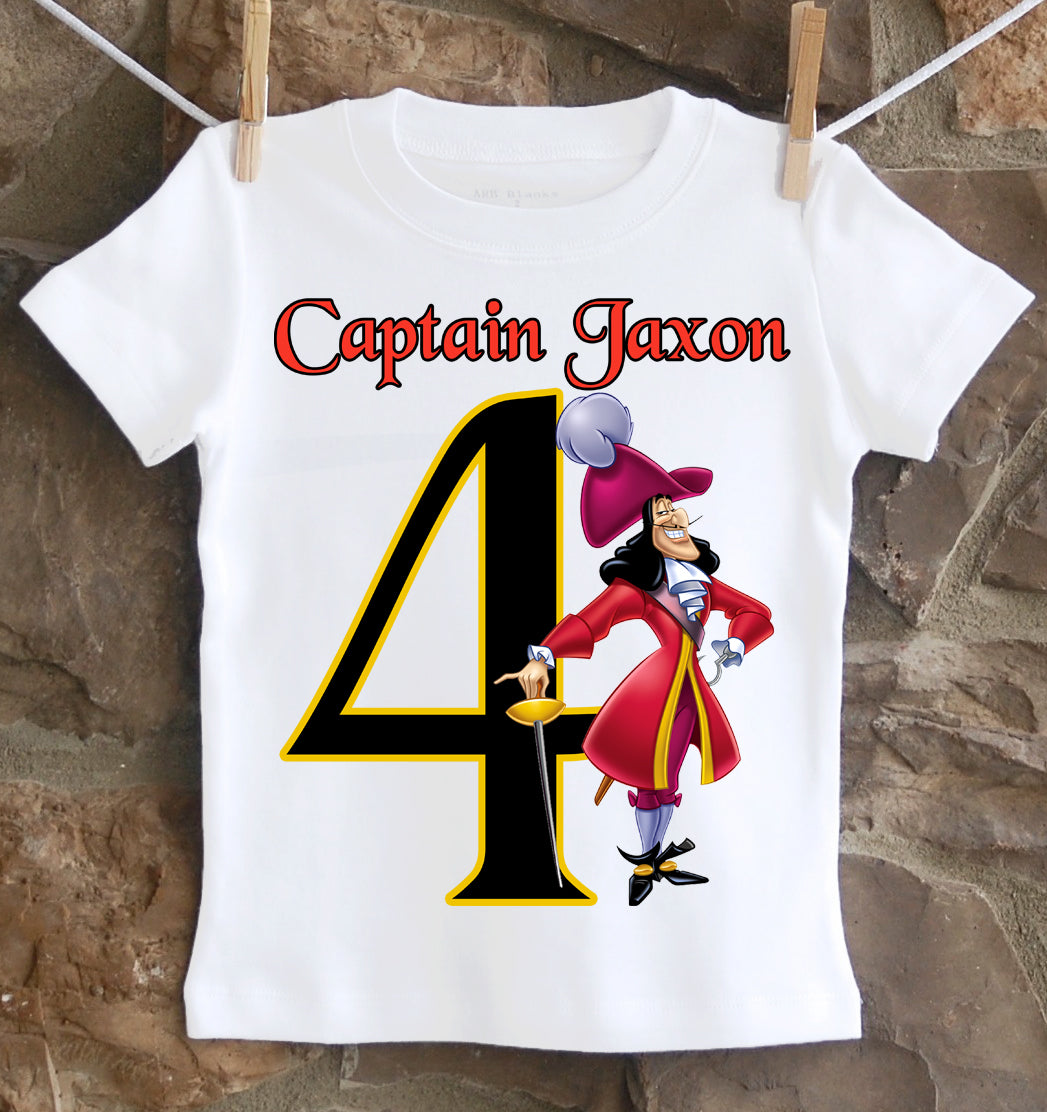 Captain Hook Birthday Shirt