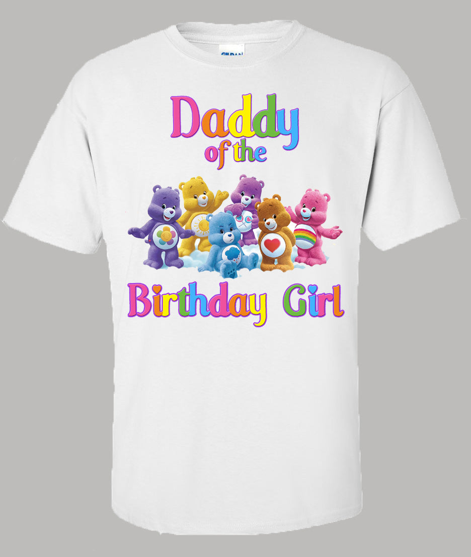 Care Bear Dad Birthday Shirt S