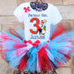 Cat in the Hat Birthday tutu Outfit