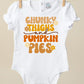Chunky thighs pumpkin pies thanksgiving outfit