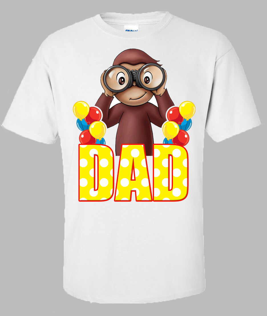Curious George Dad shirt