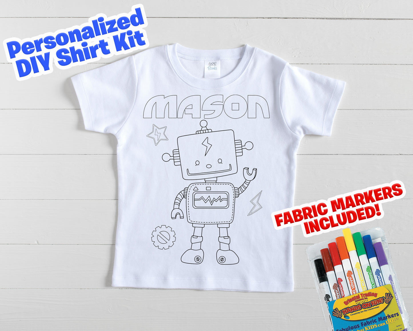 Create your own shirt kit robot