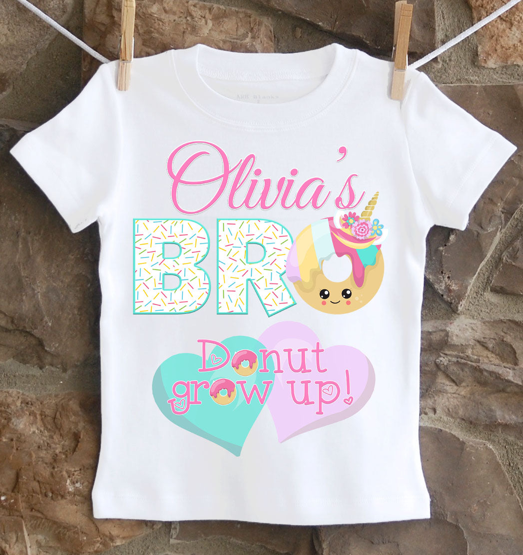 Donut brother birthday shirt