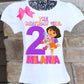Dora birthday girl shirt
