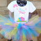 Personalized easter tutu outfit
