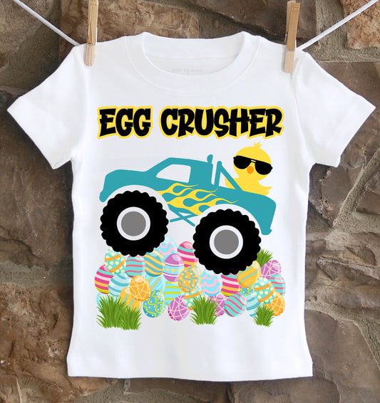 Boys Easter Shirt Monster Truck