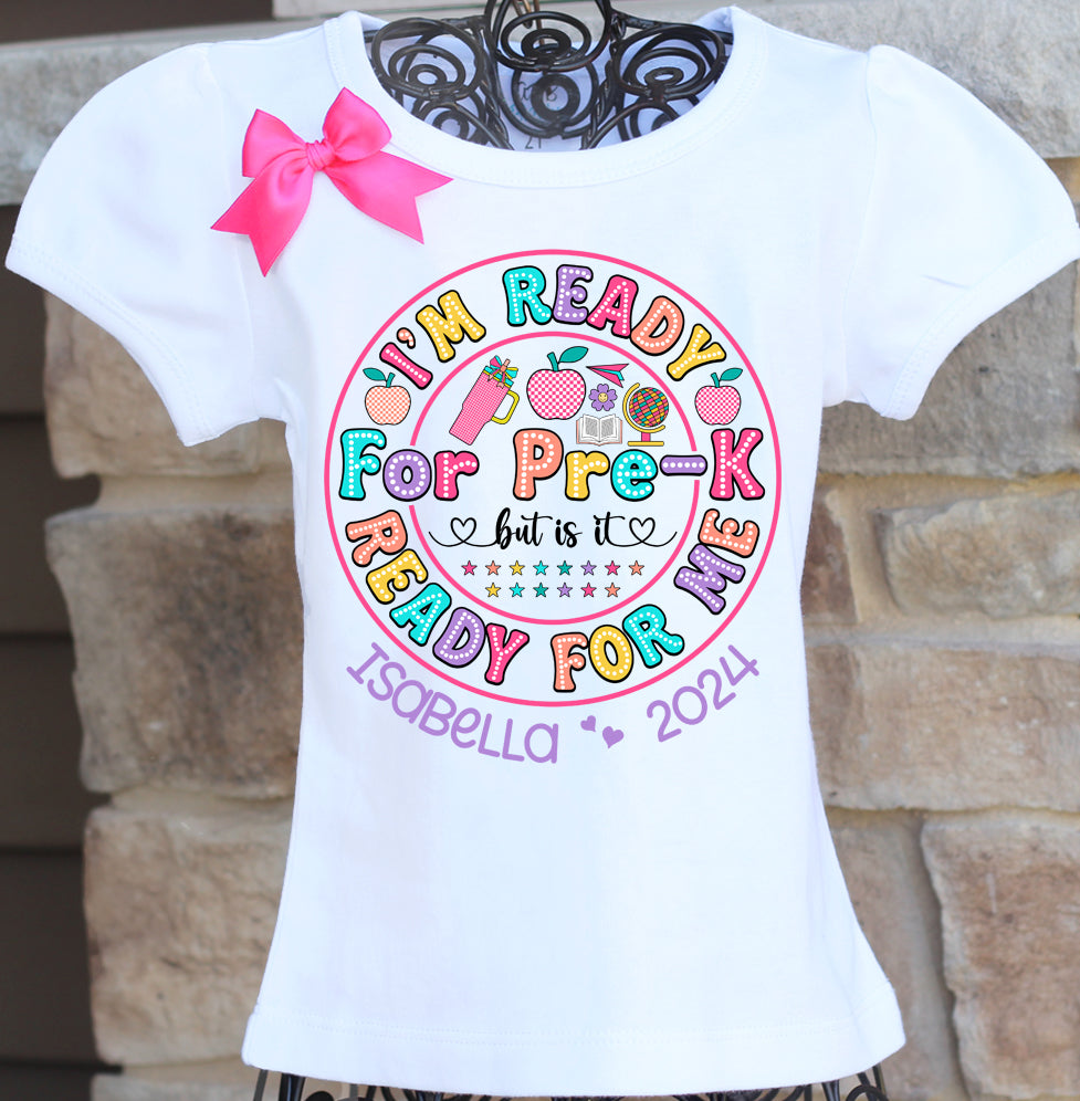 First Day of PreK Shirt