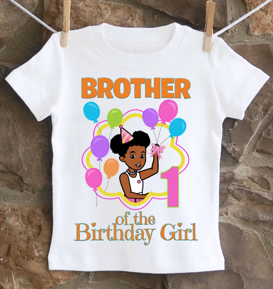 Gracies corner brother of the birthday girl shirt