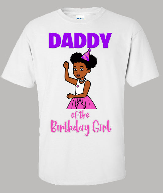 Gracies corner daddy of the birthday girl shirt