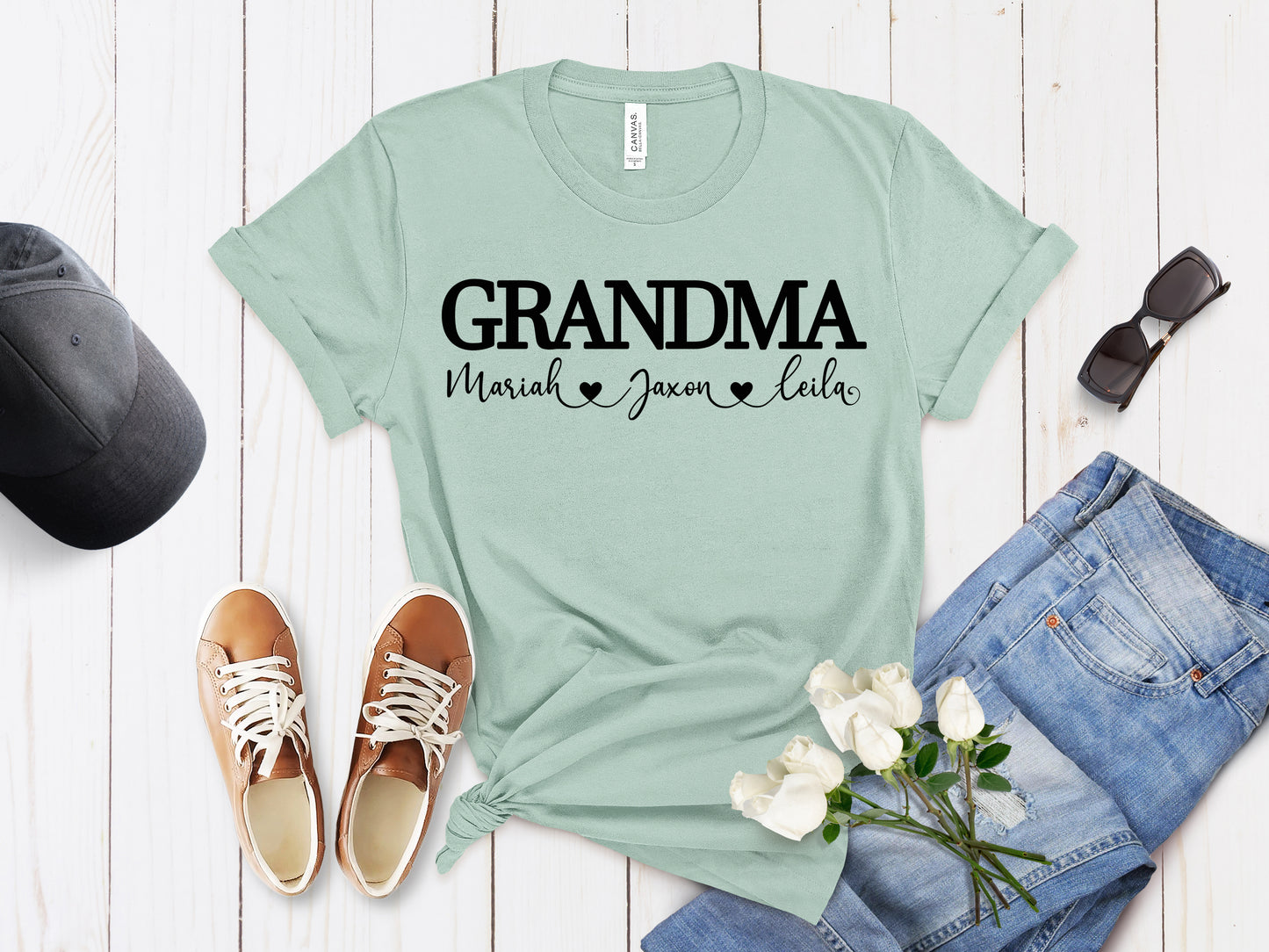 Personalized Grandma T-shirt