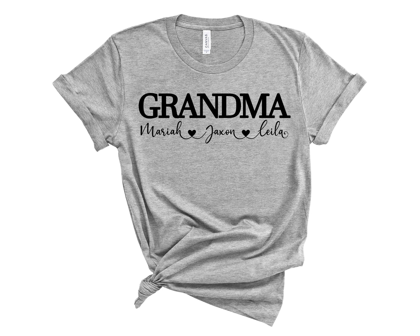 Personalized Grandma T-shirt