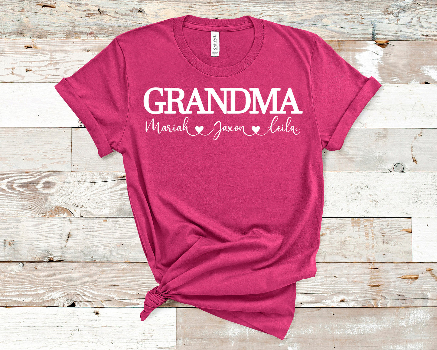 Personalized Grandma T-shirt