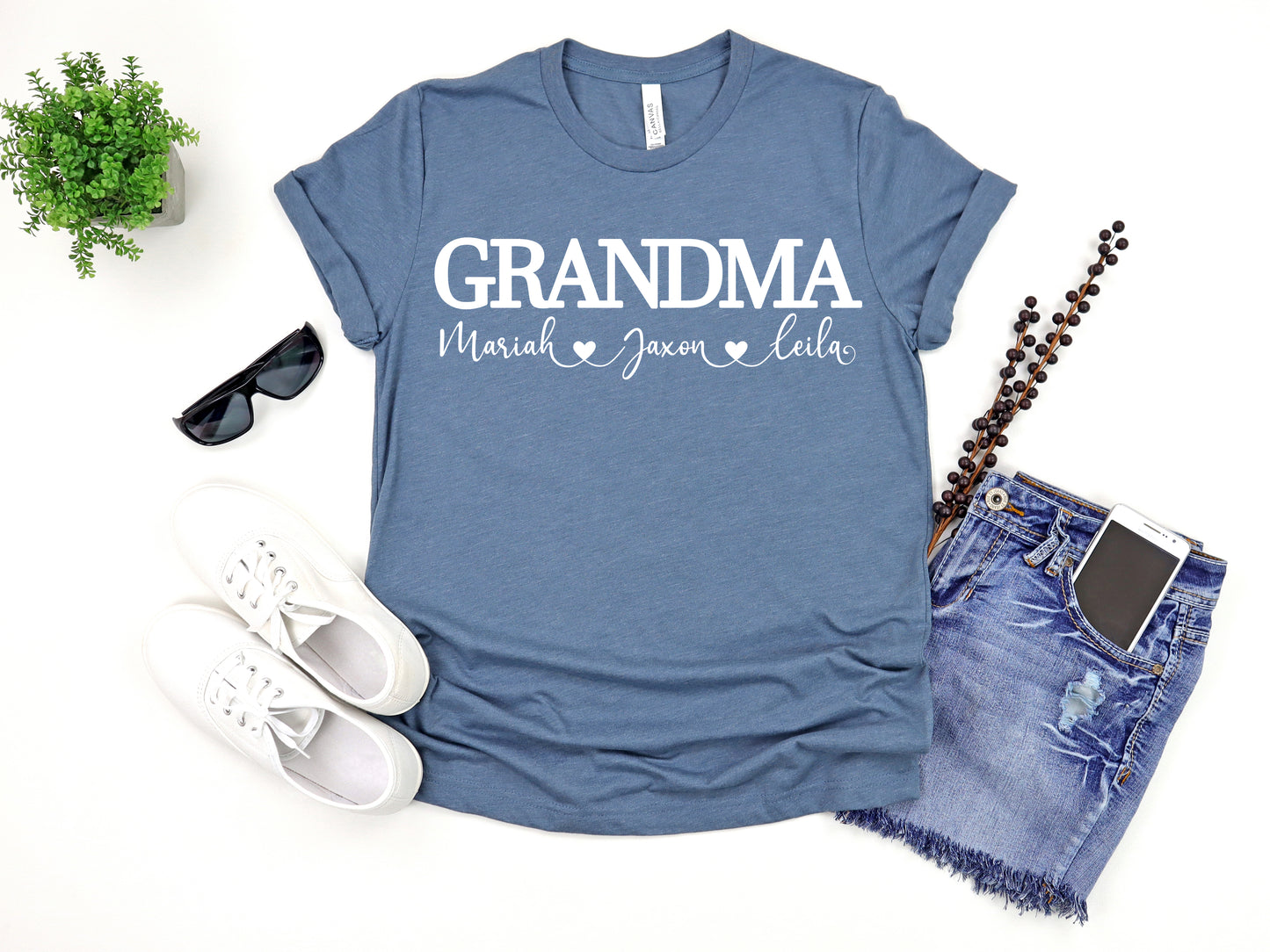 Personalized Grandma T-shirt