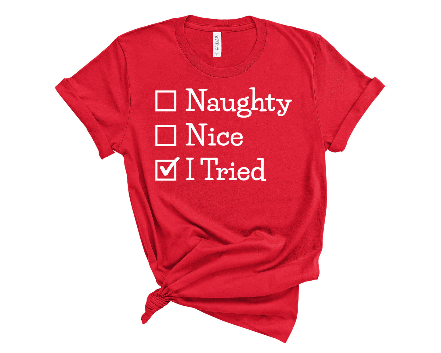 Naught Nice I Tried Shirt