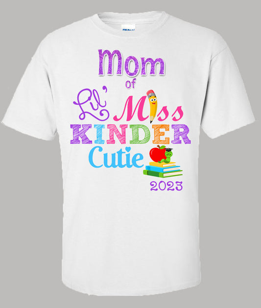 Kindergarten mom shirt