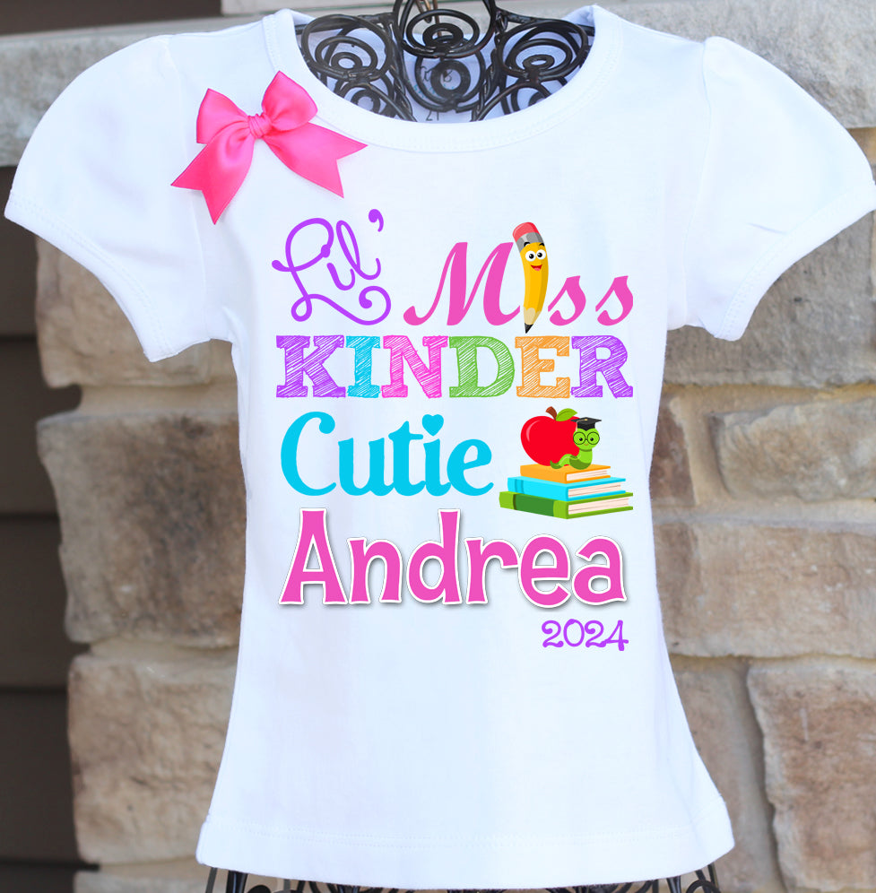 First Day of Kindergarten Cutie Shirt