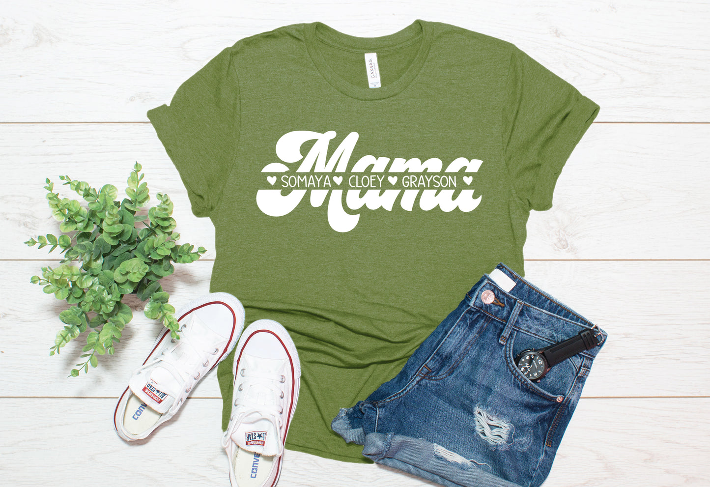 Personalized Mama Shirt