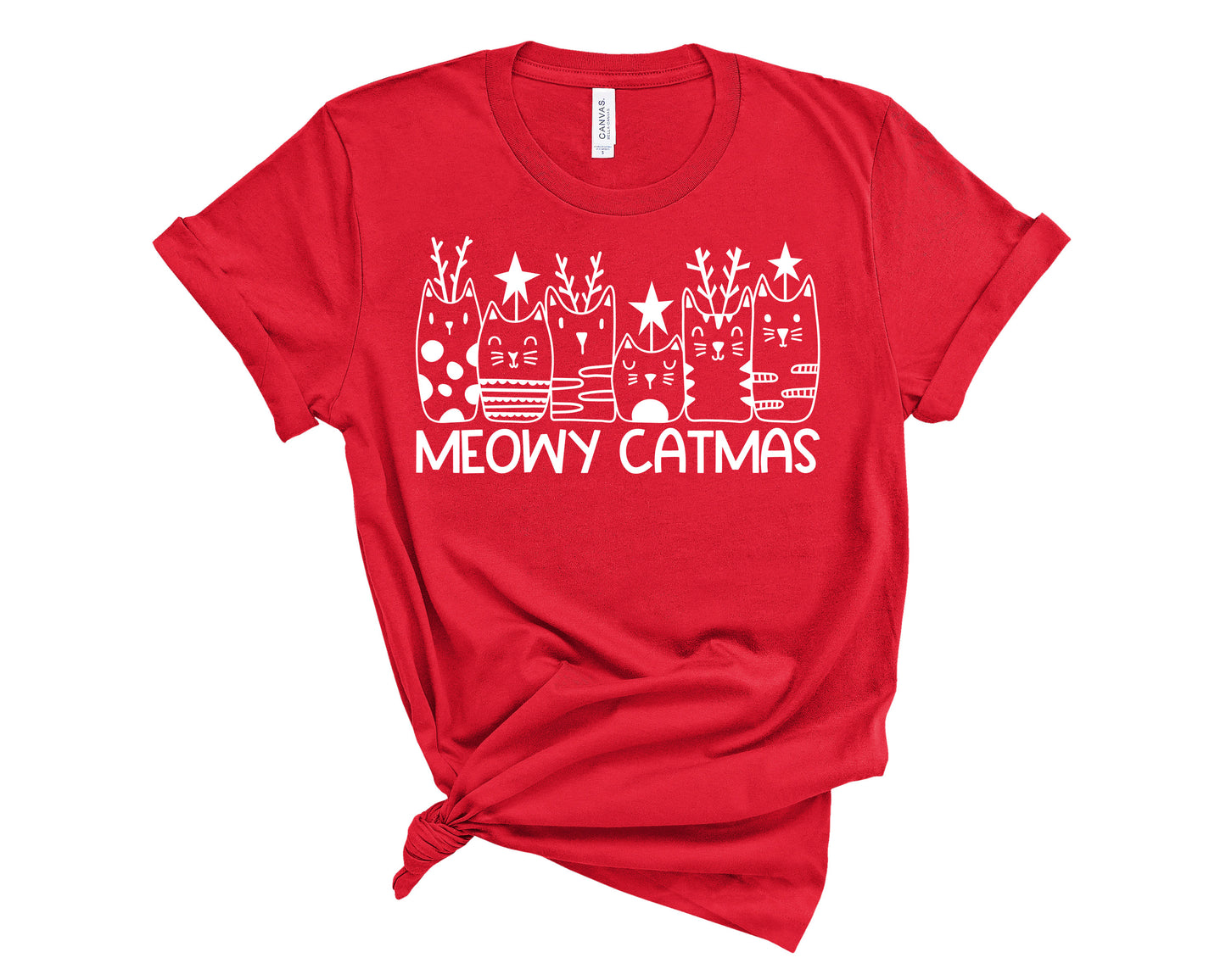 Meowy catmas shirt