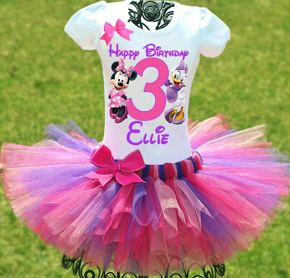 Minnie Mouse Tutu Outfit, Minnie Mouse Birthday Outfit