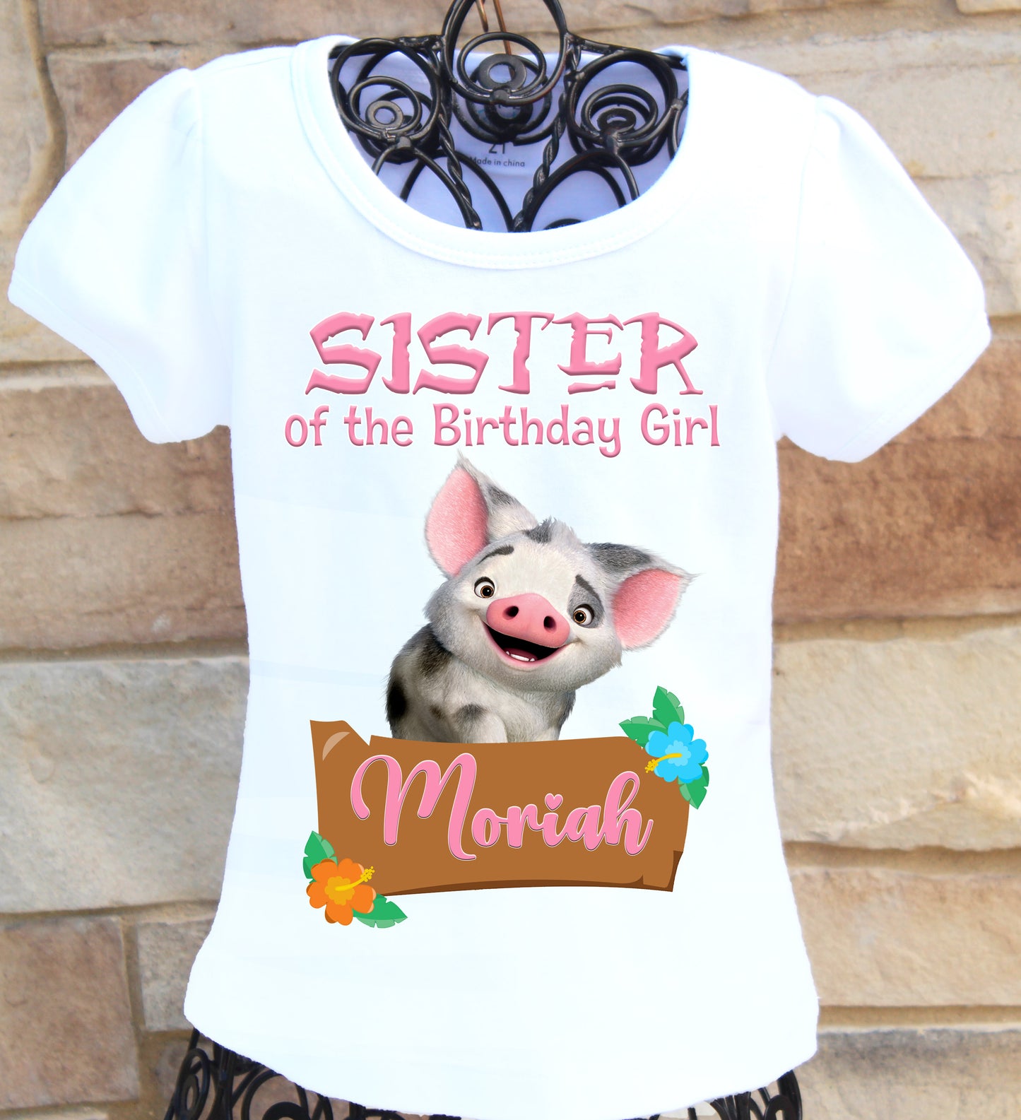 Moana sister pua shirt