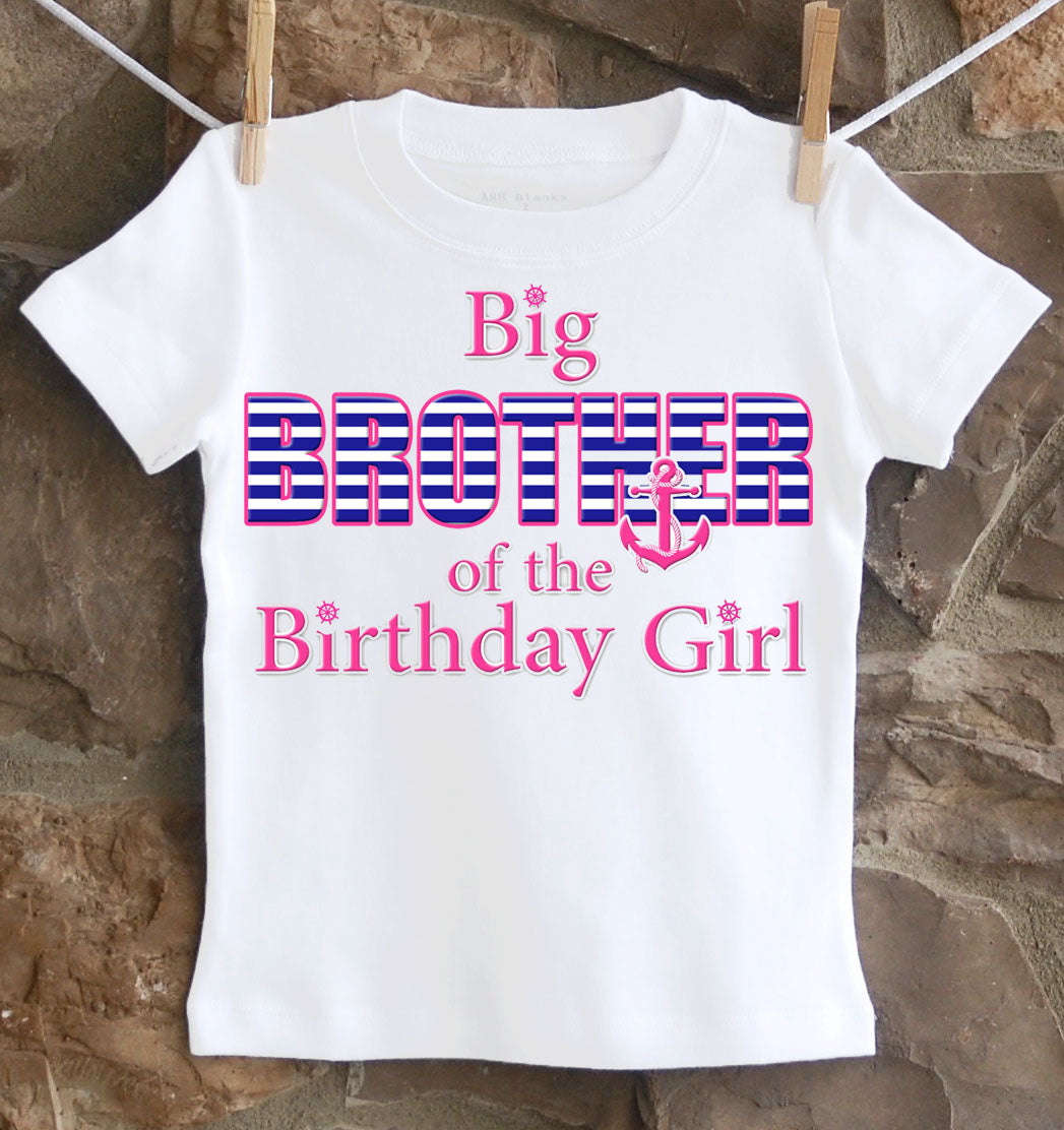 Nautical Birthday Shirt Brother