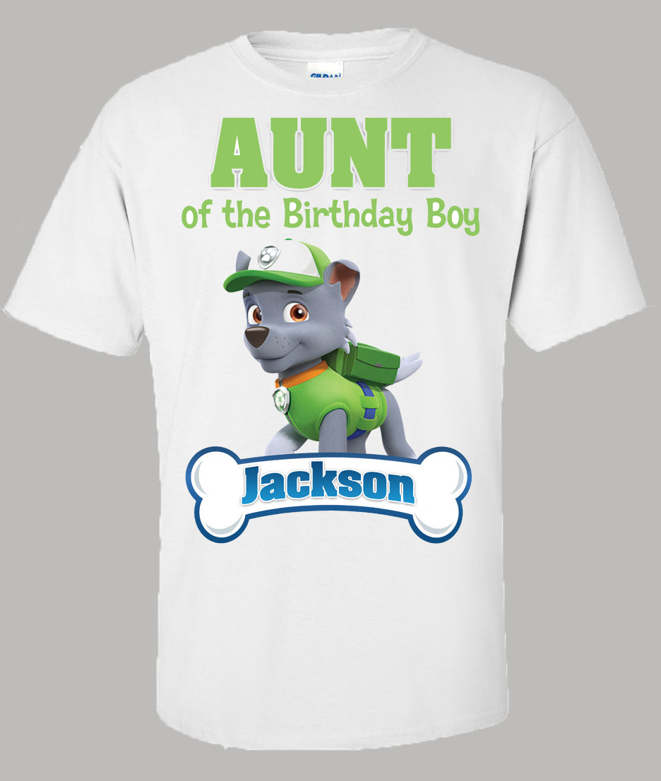 Paw Patrol Aunt Birthday Shirt – Twistin Twirlin Tutus