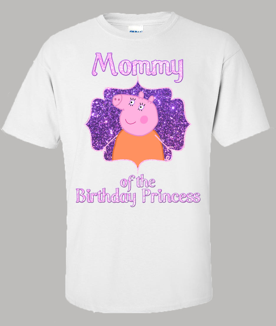 Peppa Pig Mom birthday shirt