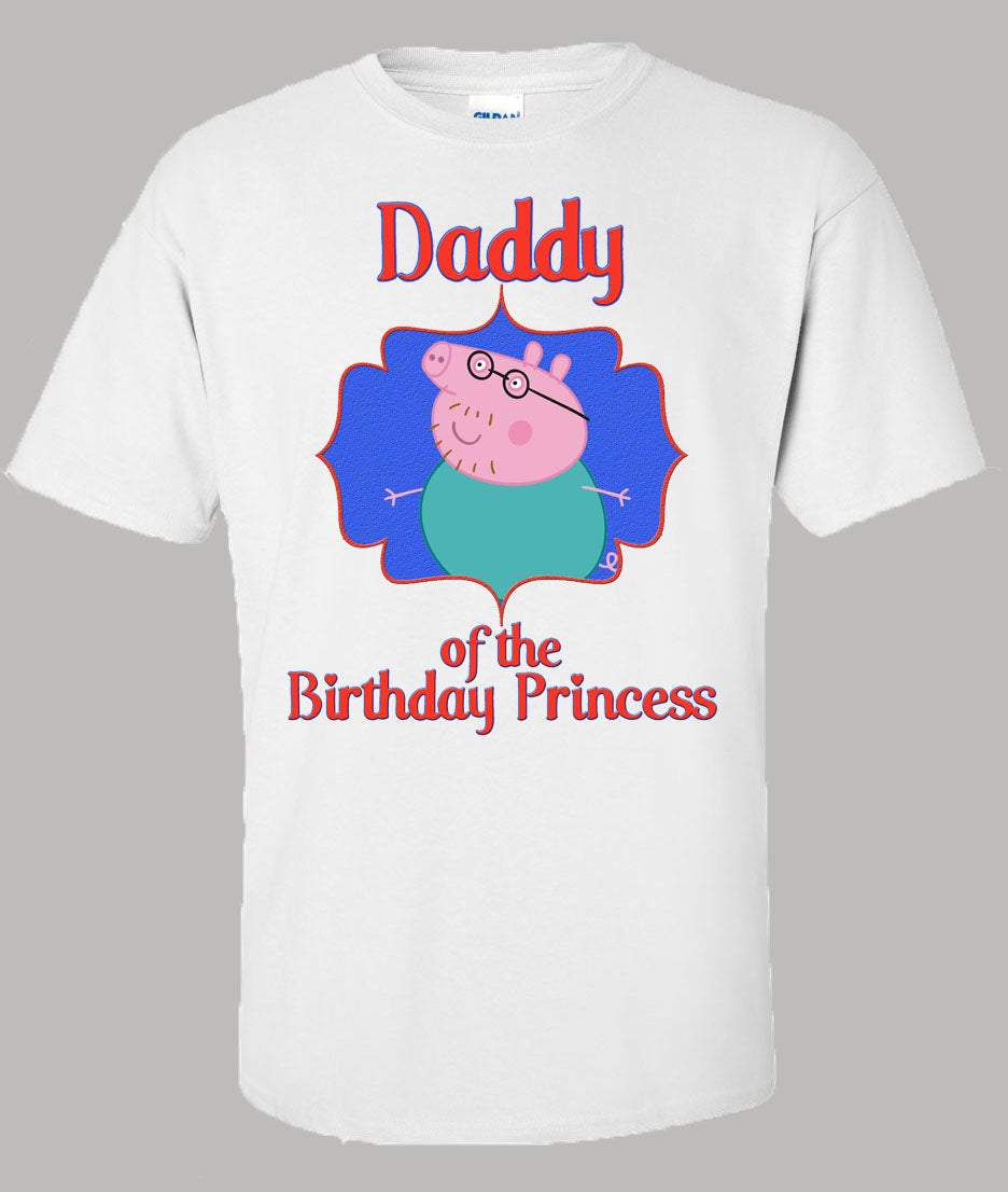 Peppa Pig Daddy birthday shirt