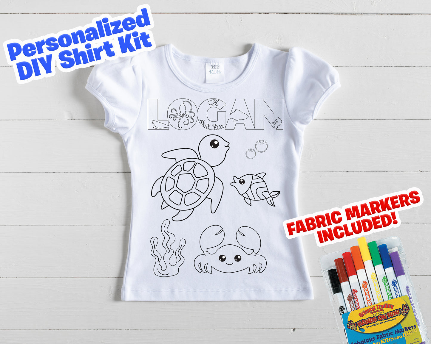 Make my own shirt kit ocean