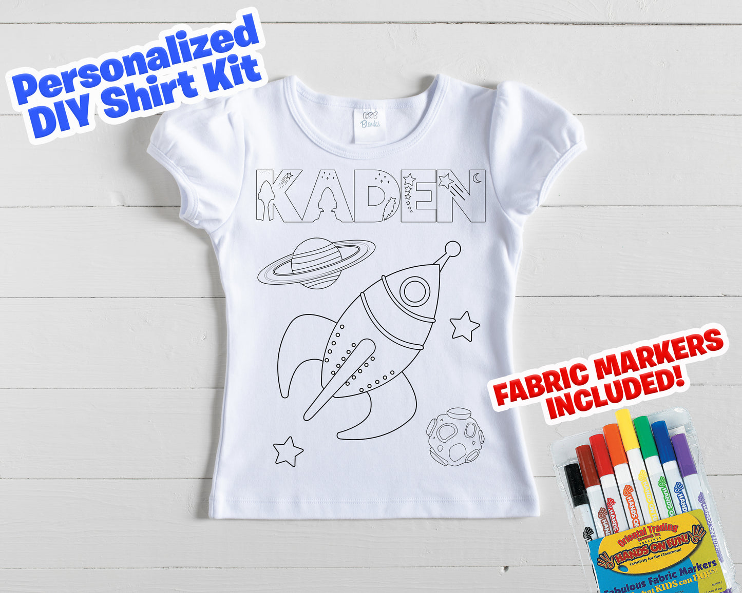 Color me space shirt