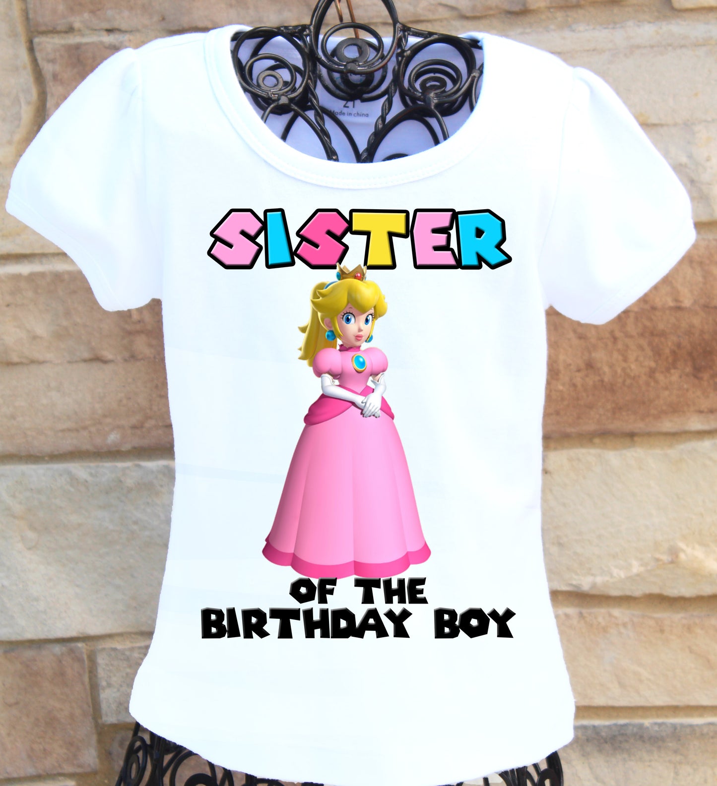 Princess Peach Sister Shirt