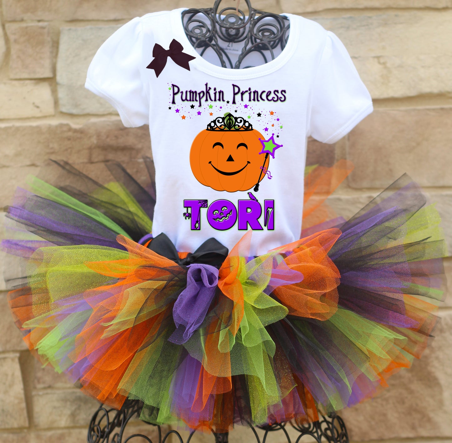 Pumpkin Princess Halloween Tutu Outfit