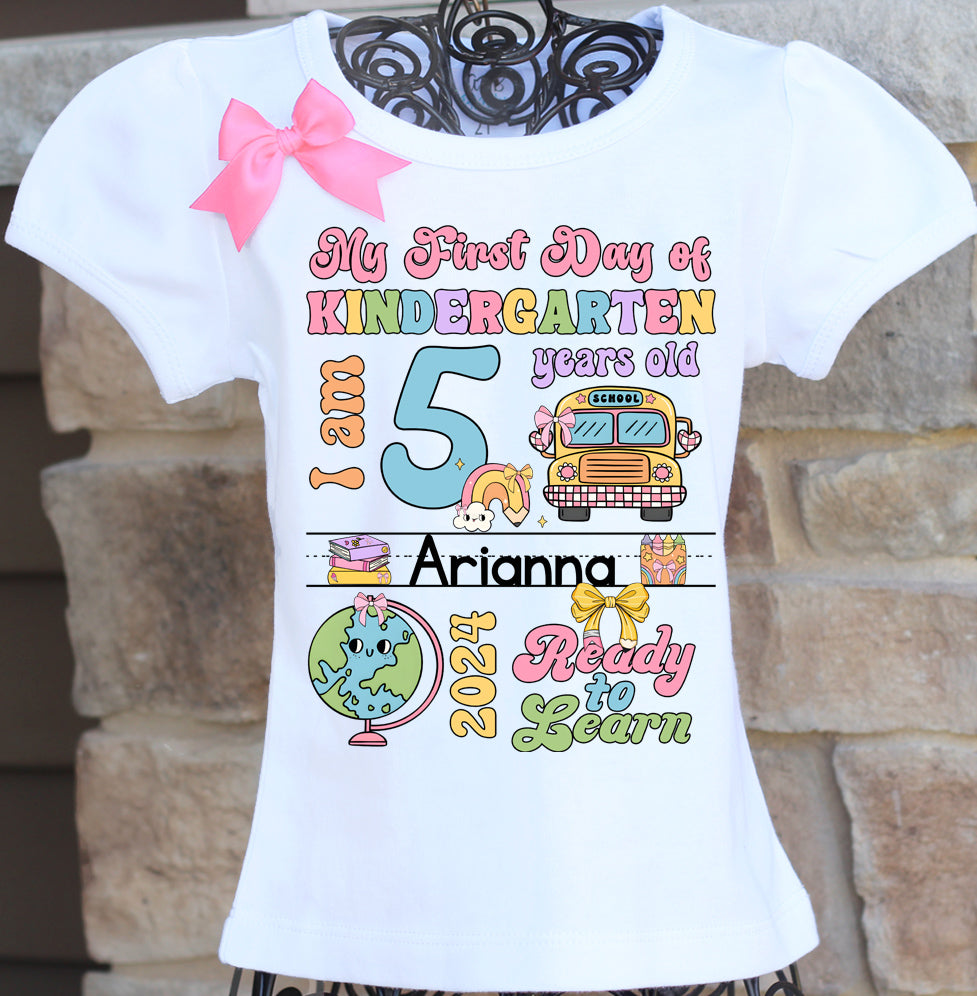 Retro First day of school shirt