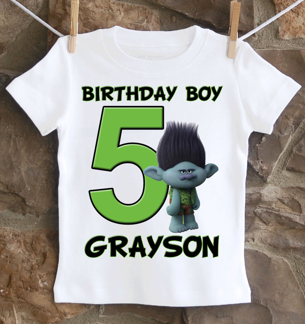 Trolls Branch Birthday Shirt