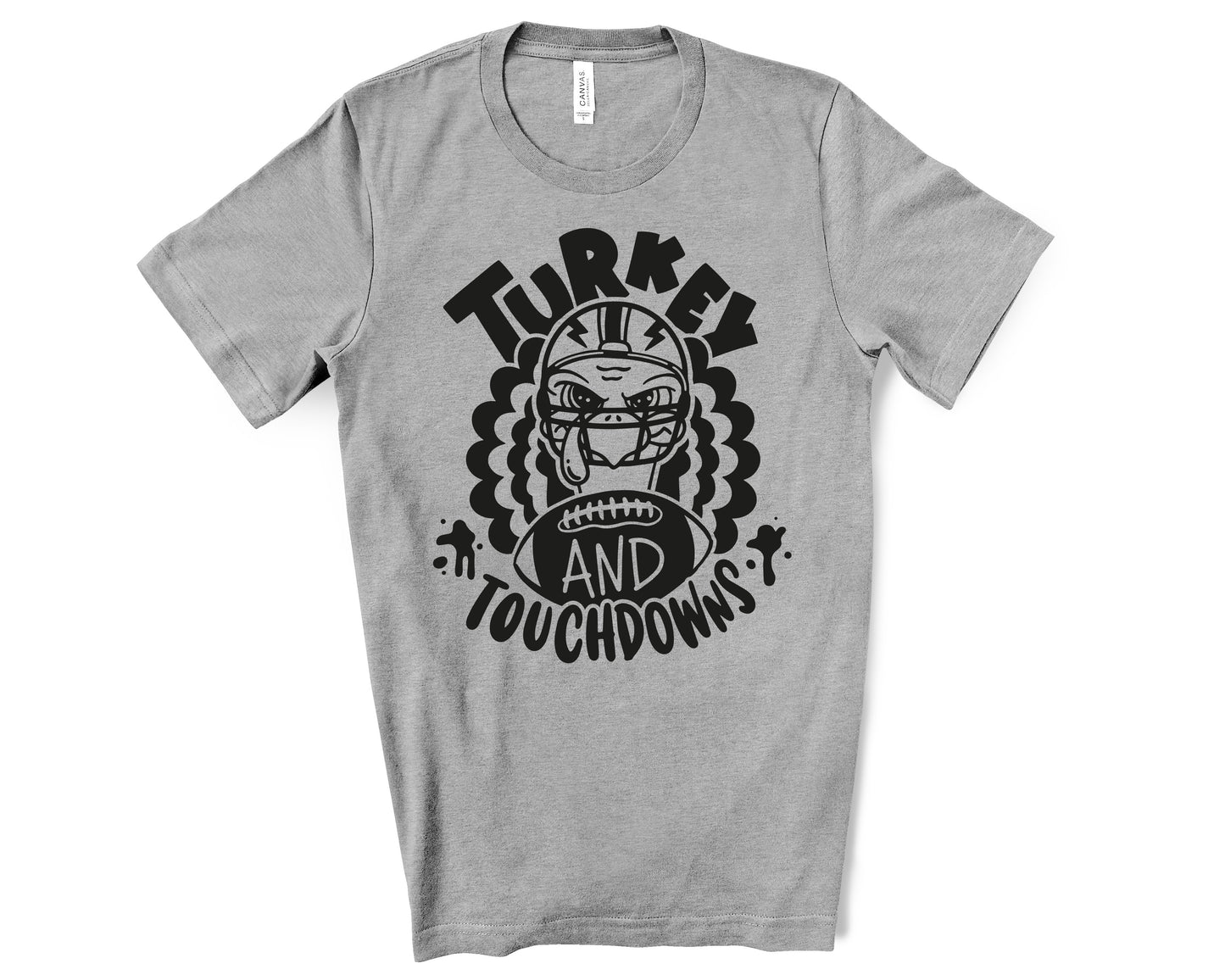 Turkey and Touchdowns Thanksgiving shirt