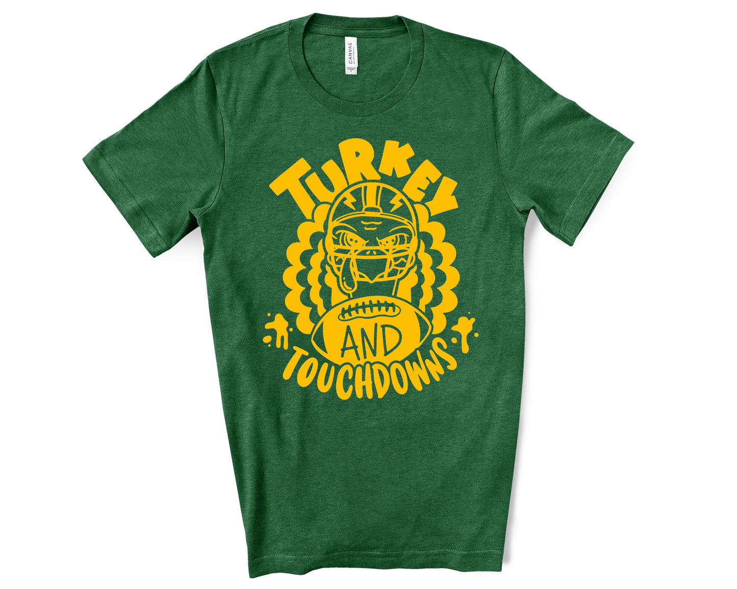 Turkey and Touchdowns Thanksgiving shirt