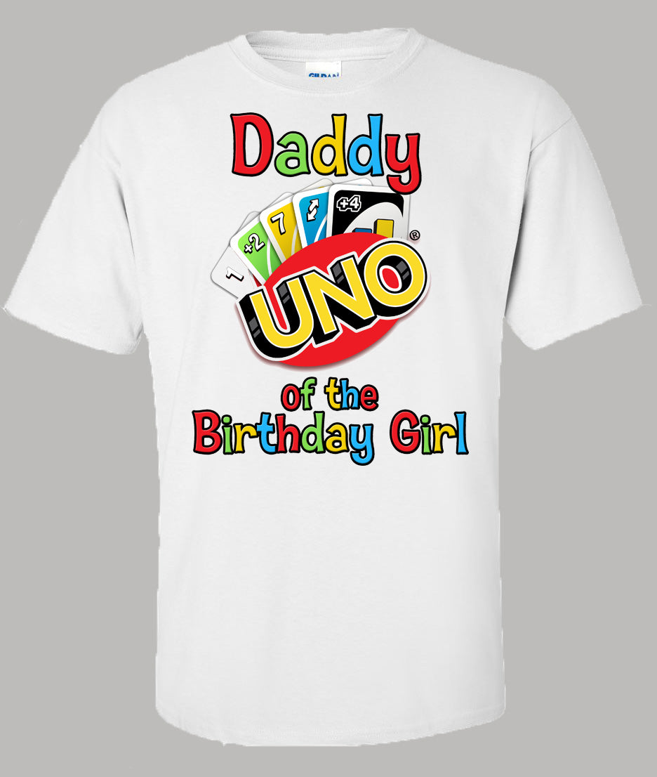 Uno Daddy Birthday Shirt