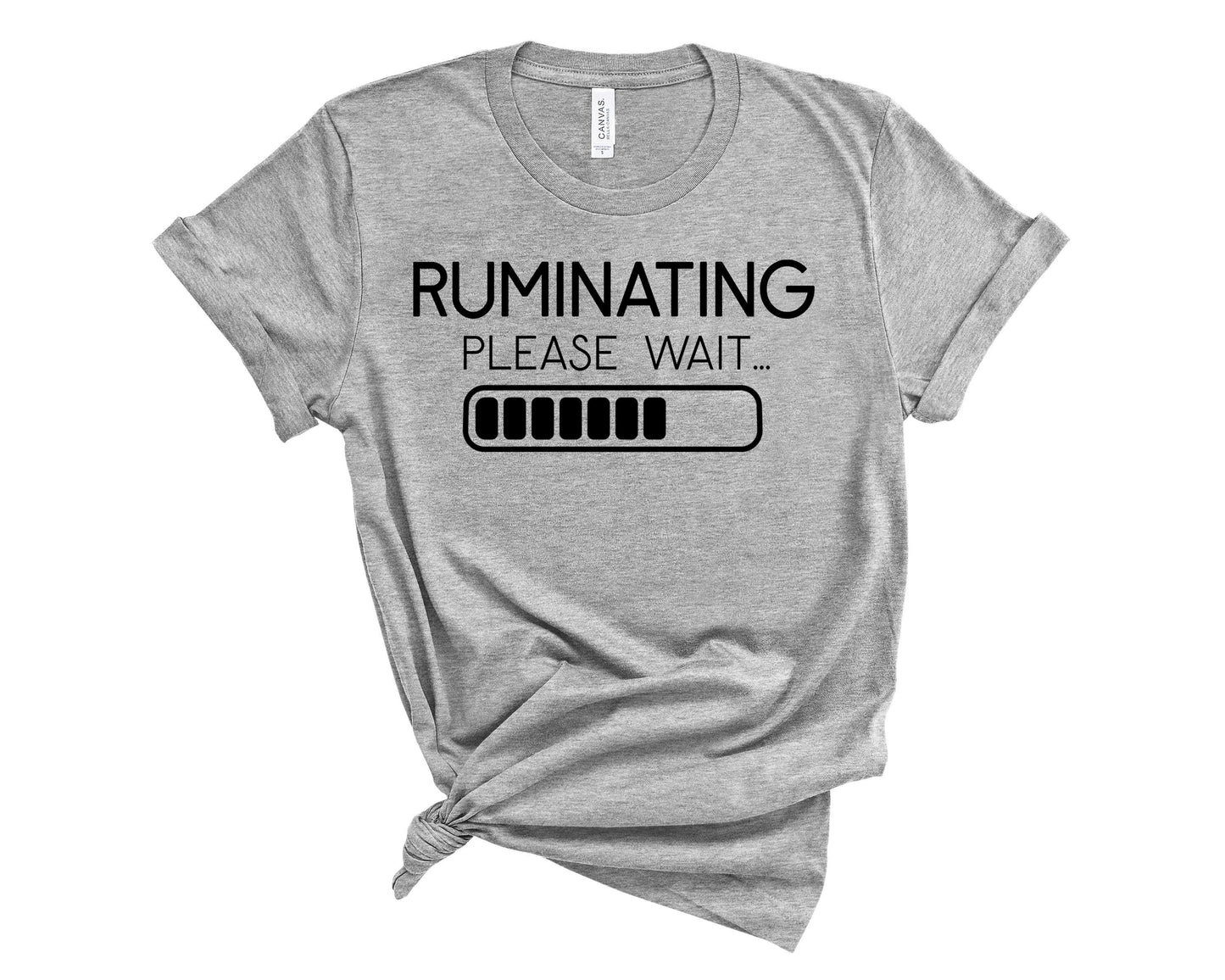 Ruminating Please Wait Shirt, Introvert Shirt, Anxiety Shirt, Antisocial Shirt, Funny Shirt, Socially Awkward Shirt, Social Anxiety Shirt